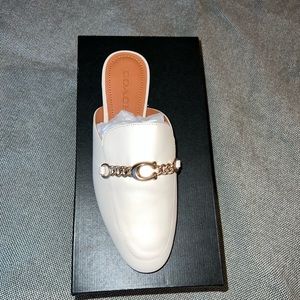 Coach sofi leather slide